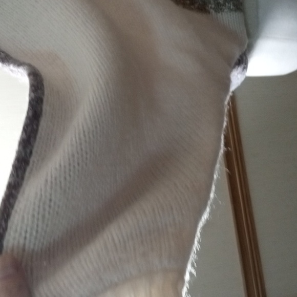 Striped Multicolor Turtleneck Sweater.  I Believe It's Vintage.  This Is In Like - Picture 7 of 10